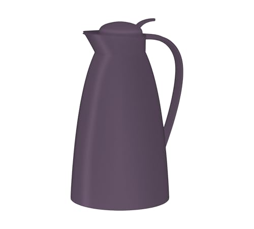 alfi ECO Isolierkanne 1,00 l, 12 h heiß, Hartglaseinsatz, dark lilac – Ansicht 1
