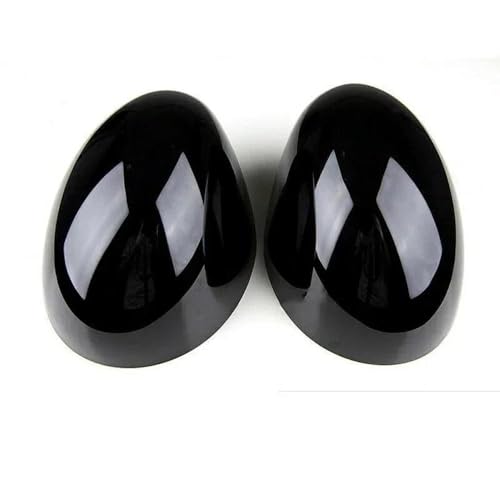 Couvercle de rétroviseur Cooper F55 F56 F60 noir brillant : coque de protection extérieure auto