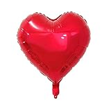 Folienballon Herz Herz Folien Ballon rot 18 zoll für herzhafte Angelegenheiten