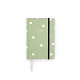 Papel natural de 120 grs Agenda semanal Charuca 2023. Matcha. Mini