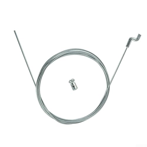 Cavo di azionamento per tosaerba, 200 cm, gancio a Z, per tosaerba, treno, motore, freno, ruota, acceleratore, cavo per la maggior parte delle macchine da giardino motorizzate