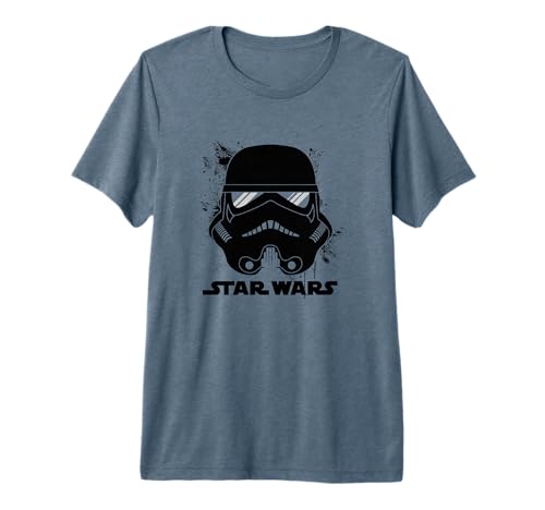 T-shirt Stormtrooper Silhouette Star Wars premium en coton noir pour homme