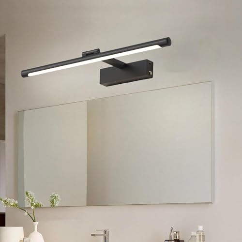 Lámpara espejo baño recargable LED aplique de pared giratorio premium 7