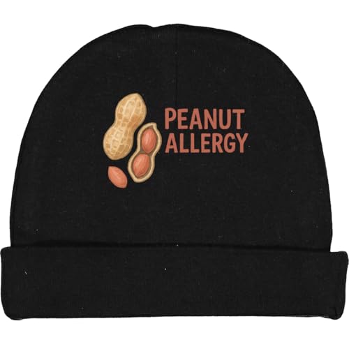 inktastic Peanut Allergy Alert Graphic Baby Beanie Hat
