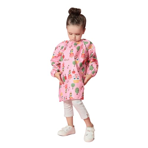 Atelier créatif garçon fille avec le tablier imperméable réutilisable