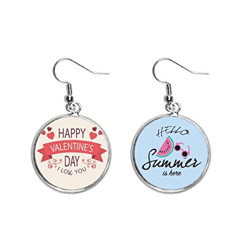 Pendientes de sandía San Valentín un regalo original de amor para verano