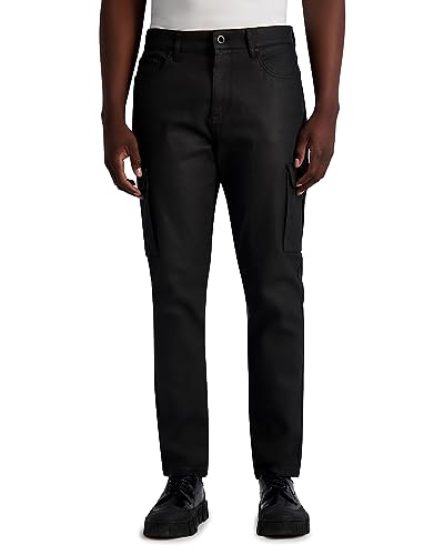 KARL LAGERFELD Men's Casual Waxed Cargo Pant2