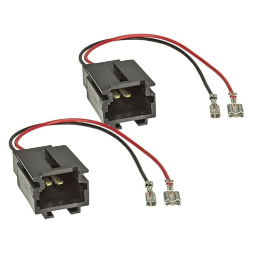 tomzz Audio 7140-001-1 Adaptateur de Haut-Parleur (Set de 2) sur DIN Compatible avec Citroen C2 C3 Picasso Peugeot 206 207 308 3008 5008 Boxer