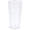 Carlisle FoodService Products 52243550G Stackable Restaurant SAN Plastic Coca-Cola Tumbler/Cup, 24 oz, Clear (Pack of 72)