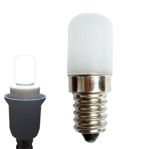 Lampadina LED E14 - Lampadina Per Forno 2 Pezzi | Lampadina Per Frigorifero Da 1,5 W | Lampadine A Incandescenza Dimmerabili A 360° | Lampadina Decorativa In Vetro Smerigliato E14 Piccola Vite Edison