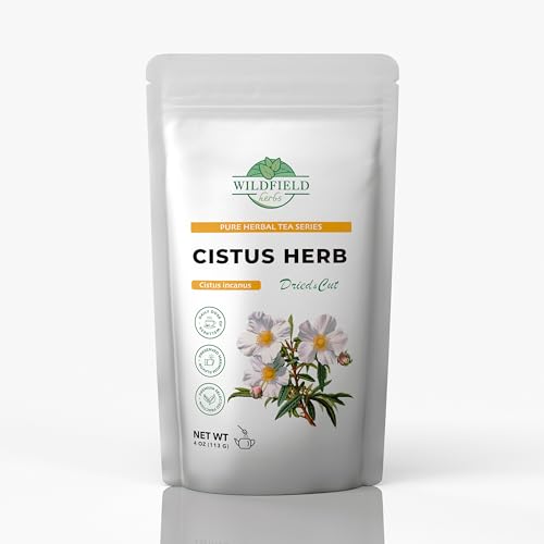Image of 4 oz. Cistus Tea Cistus Incanus Tea Herbal (Cistus L.) - 113g Herb Creticus