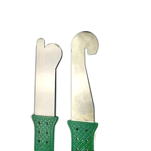 QiDAi 4pcs Door Lock Pick Tool,Stainless Steel Ghost Hand Bypass Sheet with Long Handle Door Latch Opening Tools - Image 2