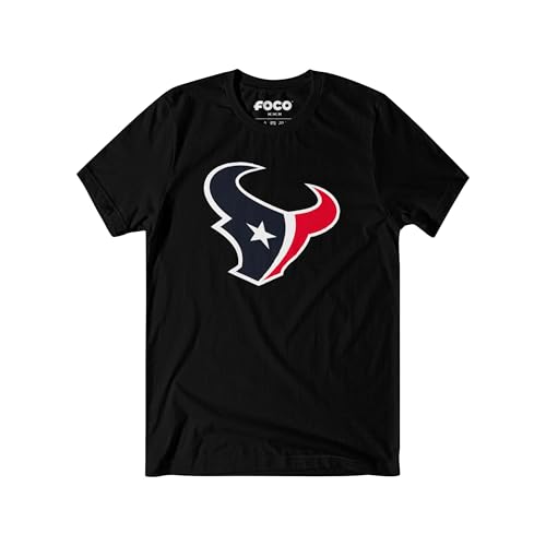 Image of FOCO Men's NFL Team Primary Logo Black Short Sleeve T-Shirt