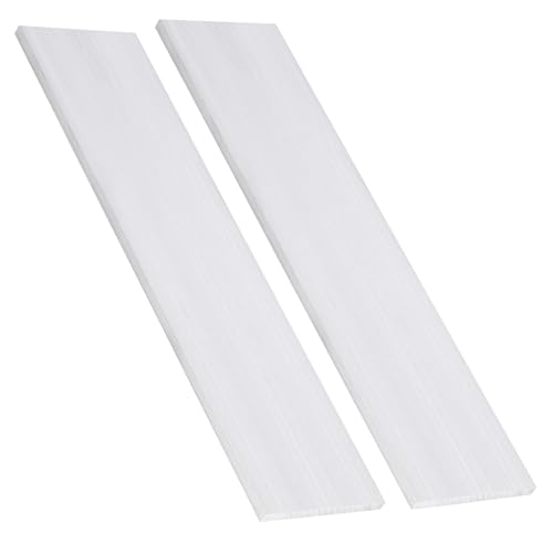 Image of 1 /4 inch (6mm) X 3 inch(75mm) Square Aluminum Flat Bar 12 inch Long, 2 Pieces 6061 General Purpose Plate T6511 Solid New Mill