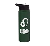 Signo del zodiaco Leo - Amante del horóscopo minimalista Stainless Steel Insulated Water Bottle