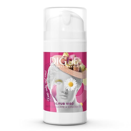 DIGUE Scrub Viso Bio Esfoliante Delicato con Microgranuli...