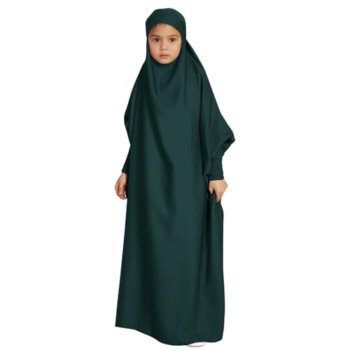 Djellaba musulmane pour garçon et abaya de prière manches longues