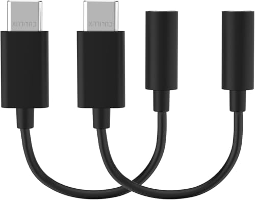 Adaptateur USB C vers 3,5mm Audio Type C Jack Casque Google Pixel iPad Air Mac Double Pack