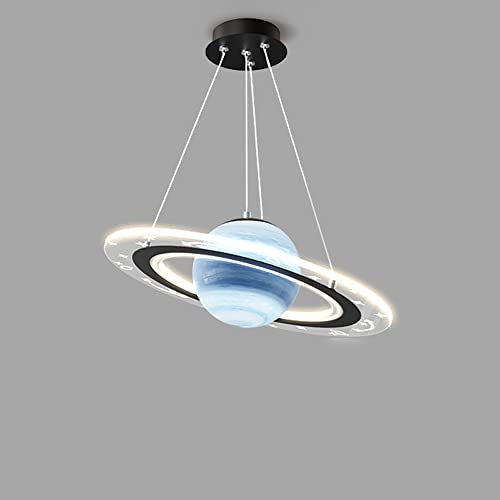 Suspension planète Terre avec plafonnier réglable et lustre sphérique pour éclairage chambre