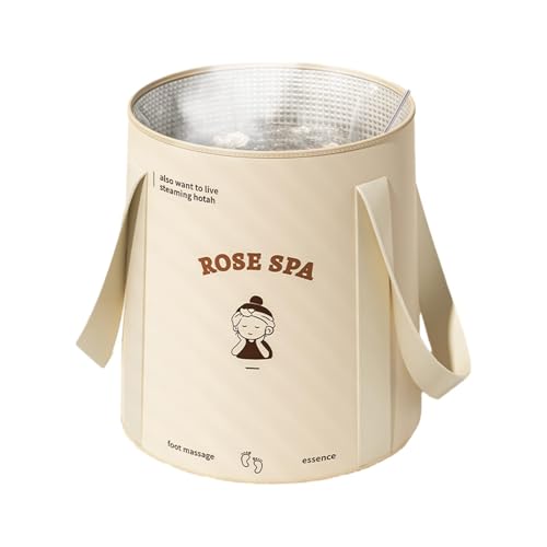 Cubo de remojo de pies, bolsa de spa de pies, cubo de spa de pies, contenedor de remojo de pies, cubo portátil para spa de pies, bolsa de spa duradera a prueba de fugas, lavabo de remojo de pies para