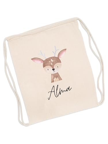 wunderwunsch Turnbeutel personalisiert, Sportbeutel Kinder, Personalisierte...