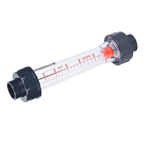 Plastic Tube Type Liquid Flowmeter with ABS Transparent Panel, High Accuracy, Suitable for Various Liquids, Waterflow Controllers, Easy Reading and Clear at a Glance