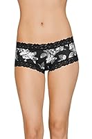 Jockey Women's Underwear Parisienne Classic Boyleg Brief, Dark Romance, 8