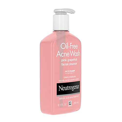 Neutrogena 15369 Oil-Free Salicylic Acid Pink Grapefruit Pore Cleansing Acne Wash And Facial Cleanser thumb #1