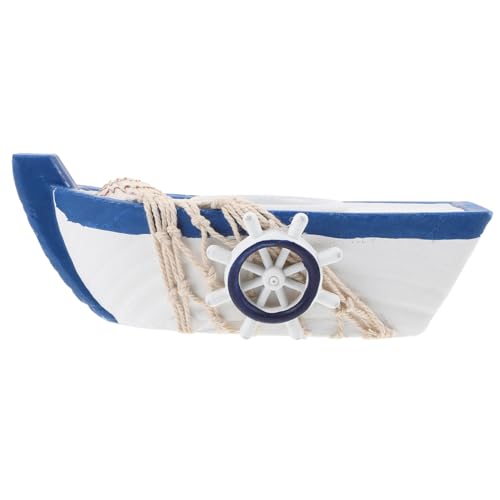 SOIMISS Chandelier de Bateau thème rétro mer bougeoir Conique Bleu bougeoir côtier Petit Ornement léger Ornement Nautique Chandeliers de Bateau à Voile...