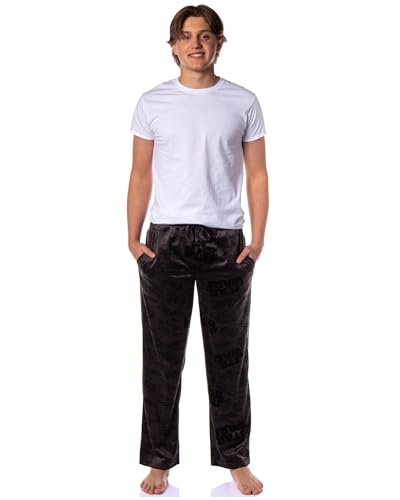 Disney Star Wars Men's Tie Fighter Millennium Falcon Ships Lounge Pajama Sleep Pants2