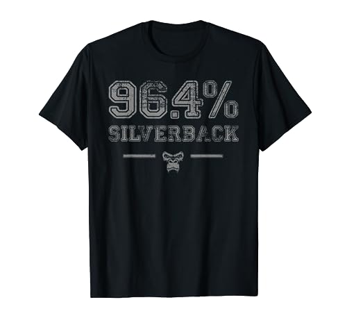96.4% Gorila Silverback, ropa de gimnasio Camiseta
