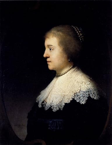 Affiche Amalia Van Solms Rembrandt 60x90cm pour grand salon