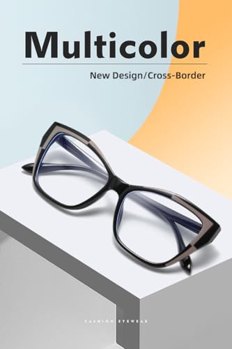 Image of Blue Light Glasses for woman,Computer Eyewear Non-Prescription Glasses Fashion Colorful Frame