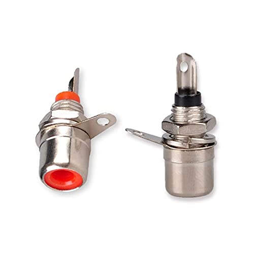 Conector RCA hembra para panel, pack 24 unidades miniatura 4