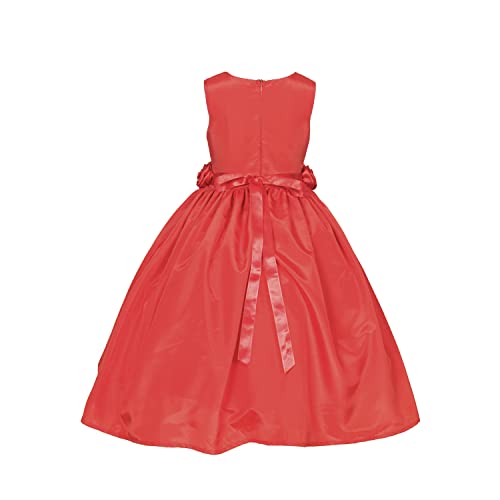Image of Ripening Little Satin Girls' Princess Dresses for The Birthday Celebration Gowns