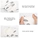Chalier Cozy 10 Pairs Womens Cotton Socks Soft Ladies Multiple Colors Patterned Original Design Gifts Socks for Womens Girls (Gray White)