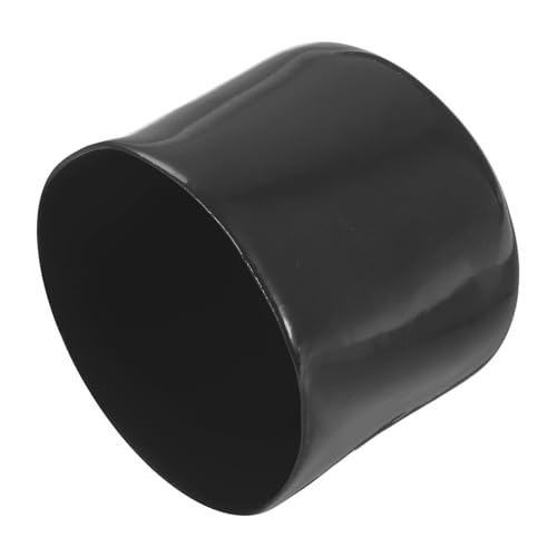 Image of uxcell 4pcs Rubber End Caps 46mm ID Vinyl Round End Cap Cover Screw Thread Protectors Black, 40mm Height