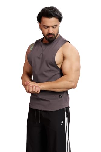 Image of FUAARK Men's Cotton Sleeveless Tank Tops Gym Vest for Mens