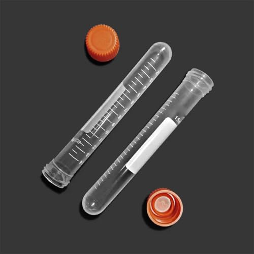 Tubes à essai pour centrifugeuse anti-fuite 15ml flacons plastique transparents - 6