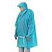 Waterproof Rain Cloak with Backpack Cover for Camping and Hiking, 15D Nylon, Extended Brim, Blue, Size M（Blue L）