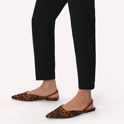 Slingback Flats for Women Slip On Pointed Toe Casual Mule Shoes3