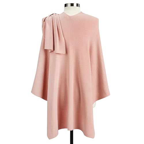 DEMDACO Keyhole Pullover Poncho Travel Wrap, One Size Fits Most Cotton2