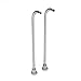 Riobel TU33C 76 cm (30") high Floor Riser Pair, Chrome