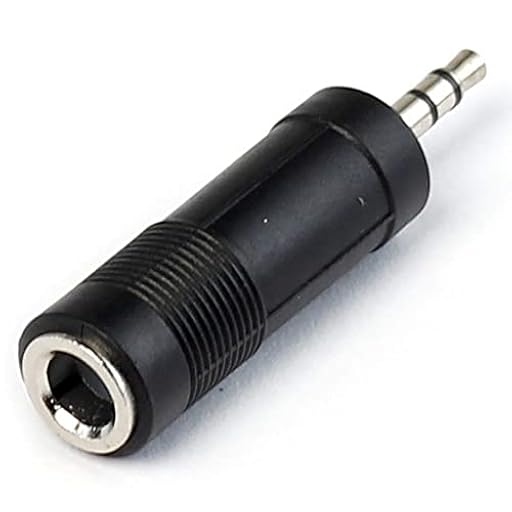 REY Adaptador Clavija de Audio Jack 6,3mm Hembra a Jack 3,5 mm Macho Stereo | Ya disponible en tu tienda friki favorita! En mundofriki.es!