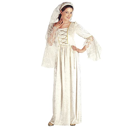 W WIDMANN MILANO Party Fashion 37401 - Déguisement pour Adultes patricienne, Blanc, S