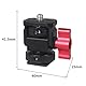 FEICHAO Multi-Winkel Rotation Monitor Halter 1/4 auf Kaltschuhhalterung Locating Pin Adapter für DSLR Kamera Blitzlicht Stabilisator Halterung Zubehör (Version C)