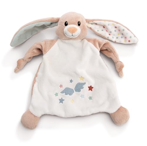 NICI- Comforter Conejito Fjella 25x25 cm - Rosa Claro - Tela de Felpa increíblemente Suave para abrazar a los bebés, un reconfortante Abrazo para los más pequeños | 61884, Color