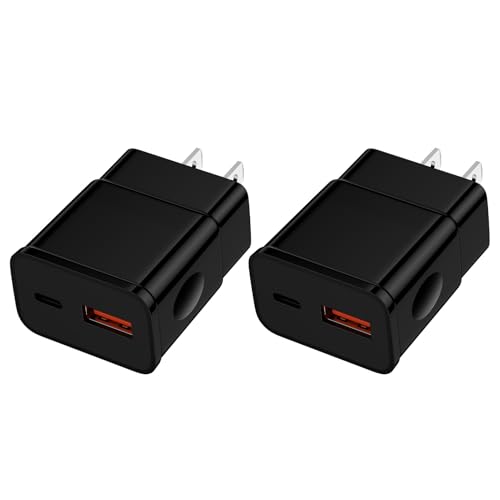 Samsung S25 S24 USB C Super Fast Charging Block for Galaxy S25/S24/S23/S22/S21/S20 /Z Fold 6 5 4 Note 20,25W Dual Port PD & USB A Charger Type C Wall Plug Adapter