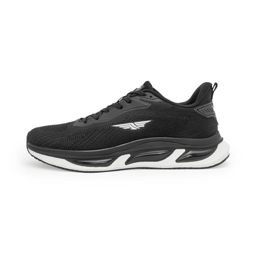 Image of Red Tape Men's Sneakers Black Round Toe Lace-Up