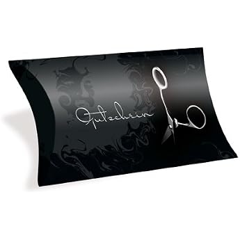 Voucher Cards in Case Shape (Set of 10) Foldable to Case with Slot for Closing, Format Closed: 131 x 93 mm - Gift Box for Hai
